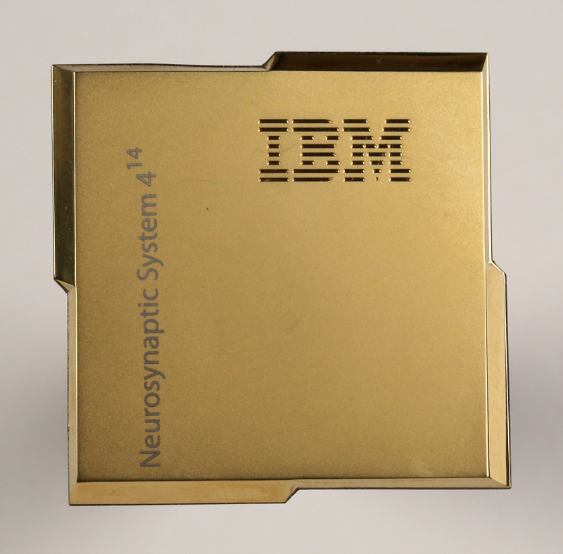Illustration for article titled IBM's New Brain-Like Chip Squeezes One Million Neurons Onto a Stamp